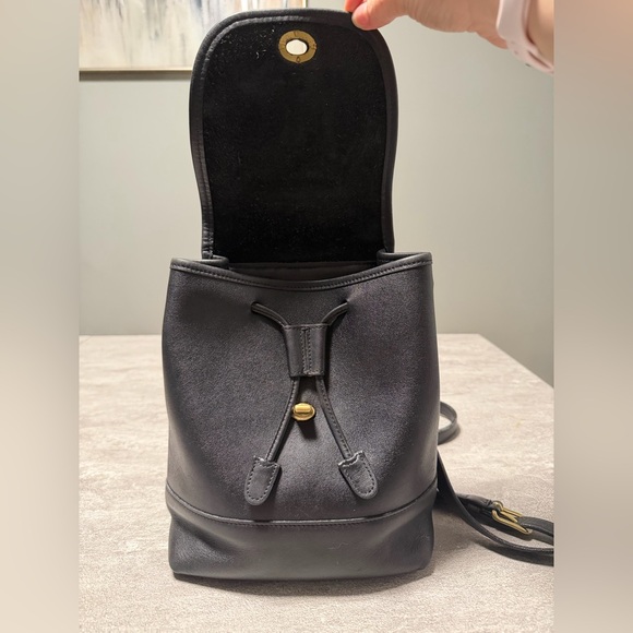 Vintage Coach Daypack Mini Daypack Backpack style #9960 Glove Tanned Leather - Picture 8 of 11